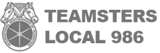Teamsters Local 986 Logo, Chris Griswold Teamsters 986 Secretary-Treasurer